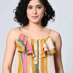 BAESD Striped Crepe Top-image-99