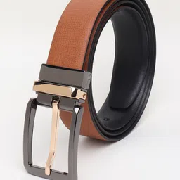 Killer Men Textured Reversible Formal Belt-image-95