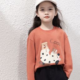 LULU & SKY Girls Printed Applique T-shirt-image-81