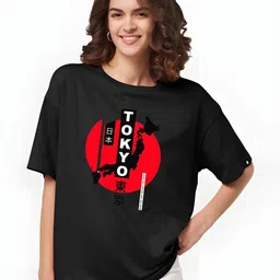 Moda Rapido Women Drop-Shoulder Sleeves T-shirt-image-97