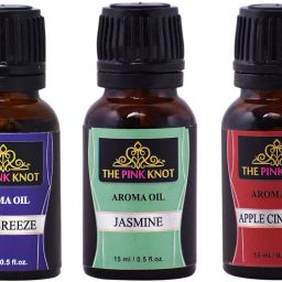 Sea Breeze , Jasmine & Apple Cinnamon set of three aromatic fragrant diffuser oil (15ml each) Car Freshener Aroma Oil-image-49