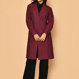 expressions by uv Women Cotton Longline Tailored Jacket-30