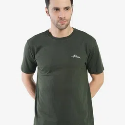 AgAtelier Men Solid Round Neck Cotton T-shirt-picture-40