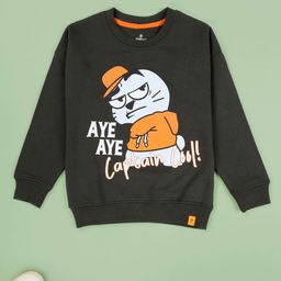 KiddoPanti Boys Printed Round Neck Sweatshirt With Jogger-picture-28