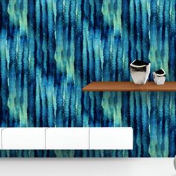 ArtzFolio Printed UV-Resistant Anti-Bacterial Shibori Ikat Batik Art Peel & Stick Wallpaper-image-72