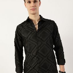 Thomas Scott Men Premium Slim Fit Opaque Casual Shirt-picture-12