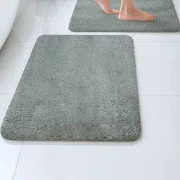 Pano Maples 2Pcs Grey Anti-Skid Super-Absorbent Quick-Drying 1200-GSM Bath Rugs-picture-50