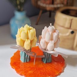 Tulip Bouquet Candle Candle-image-95