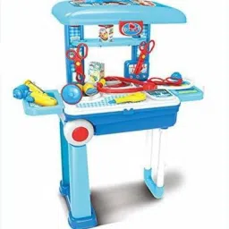 2 in 1 Doctor Set Trolley Toy for Kids-picture-36