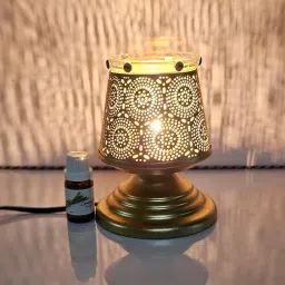 Aroma Oil Diffuser/Burner with Lemon Grass Aroma Oil-12