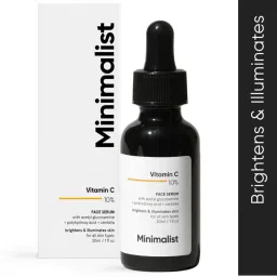 Minimalist 10% Vitamin C Serum for Skin Brightening, UV Damage & Glow (Stable)-3