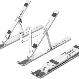 Boom Aluminum 6 Adjustable Foldable Portable Laptop Stand Desktop Tablet Stand Aluminum Alloy Adjustable, Portable, Foldable, Ergonomic, Tablet Laptop Stand-image-98