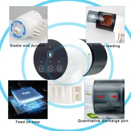 serplex Automatic Fish Feeder Timer for Aquariums and Ponds 3 Way Automatic and Manual Fish Feeder image 2