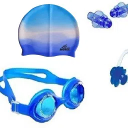 ® Swimming Cap , Google ,Ear plug & Nose Clip CB-60 Swimming Kit-image-25