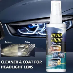 Headlight Lens and Glass Restorer Cleaner, Restores Cloudy, Dull, Yellowed Headlight Cleaning Kit-image-69