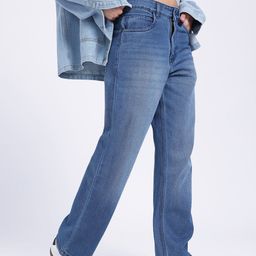 glitchez Women Denim Drift Barrel Fit Jeans-image-17
