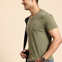 United Colors of Benetton V-Neck T-shirt-image-93