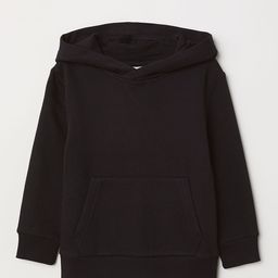 H&M Boys Black Solid Hooded Sustainable Sweatshirt-image-112