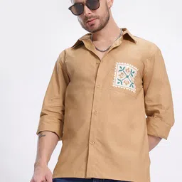 glitchez Indie Vibes Printed Relaxed Shirt-image-7