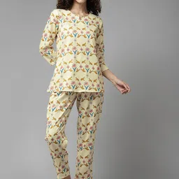 Prakrti Floral Printed Night Suit-image-16