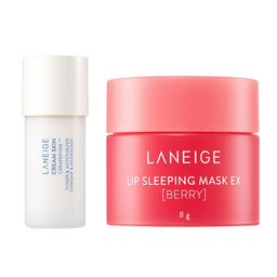 LANEIGE Set of Lip Sleeping Mask EX - Berry + 2-In-1 Cream Skin Cerapeptide Toner-37