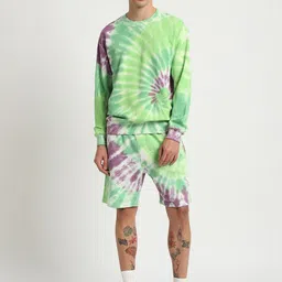 THE BEAR HOUSE Tie & Dye Pure Cotton Pullover-picture-29