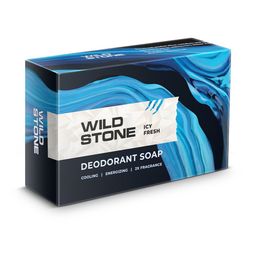 Wild stone 6-Pc Soap Combo for Men 100g each - Icy Fresh + Charcoal Cleanse + Citrus Burst image 2