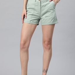 Popnetic Women High-Rise Pure Cotton Shorts-image-19