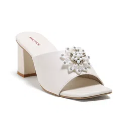MICHICK Block Heels Sandals with Bows-34