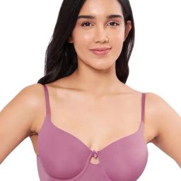 Amante Purple Padded T-Shirt Bra-28