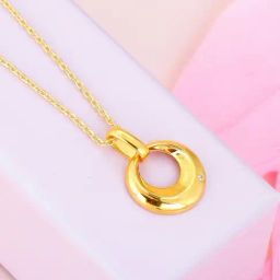 GIVA Love All Around 925 Silver Halo Pendant with Chain for Women & Girls-image-68