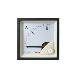 RS PRO Analogue Panel Ammeter 0-10 A For Shunt 75 mV DC, 68X68 mm, 1862490-35