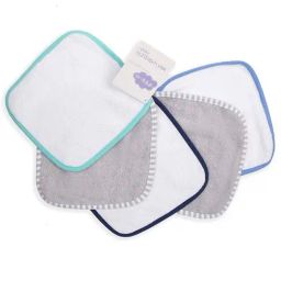 MiArcus Safari Multicolor Cotton 410 GSM Wash Cloth - Set of 5-image-99