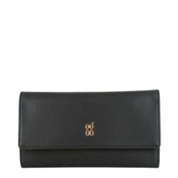 Baggit Black Solid Tri-Fold Wallet for Women-image-70