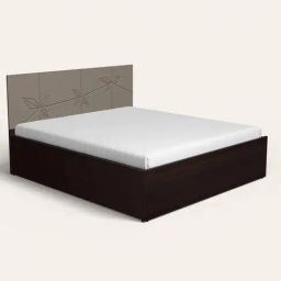 Godrej Interio Upmods Leef Engineered Wood Queen Box Bed - Cinnamon & Dreamy Grey, Knock Down-image-84