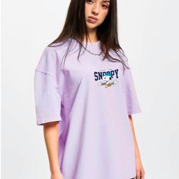 RAYACLOSET Women Printed Applique T-shirt-image-74