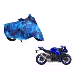 Auto Pearl Waterproof Two Wheeler Cover For Yamaha YZF R1 (Blue)-image-81