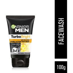 Garnier Men Turbo Bright Anti-Pollution Double Action Face Wash - 100 gm-16