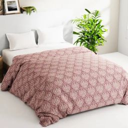 Bianca Victoria Wine Cotton Geometric Double Comforter-47
