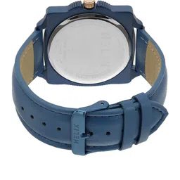 Helix Men Alloy Dial & Leather Straps Analogue Watch TW062HG01T image 4