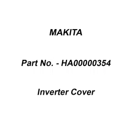 Makita Inverter Cover Suitable For VR001C, Part No HA00000354-image-34