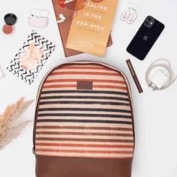 ZOUK Dome Daypack Multicolor Printed Mini Backpack-2