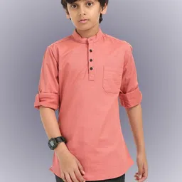 Rocket Science Boys Pink Kurtas-picture-11