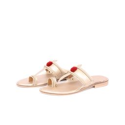 Saagah Women Woven Design One Toe Flats-18