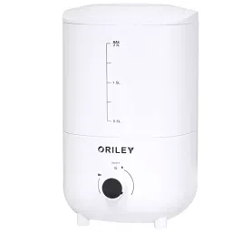 ORILEY Ultrasonic Cool Mist Humidifier 2.3 L Capacity 18 W Corded Electric Solid White, 2111A-30