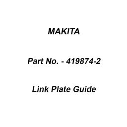 Makita Link Plate Guide Suitable For HR4002, Part No 419874-2-image-74