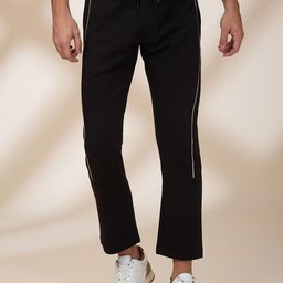 Being Human Men Printed Mid-Rise Cotton Track Pants-image-59