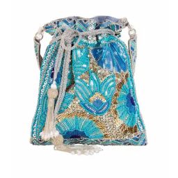 Tarini Nirula Blue Embellished Potli-44
