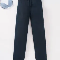 Edheads Kids Navy Cotton Regular Fit Joggers-picture-15