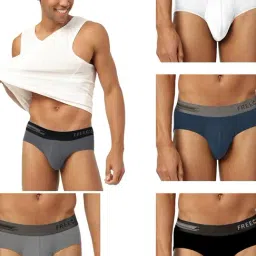 Freecultr Multi Comfort Fit Briefs - Pack of 5-picture-34